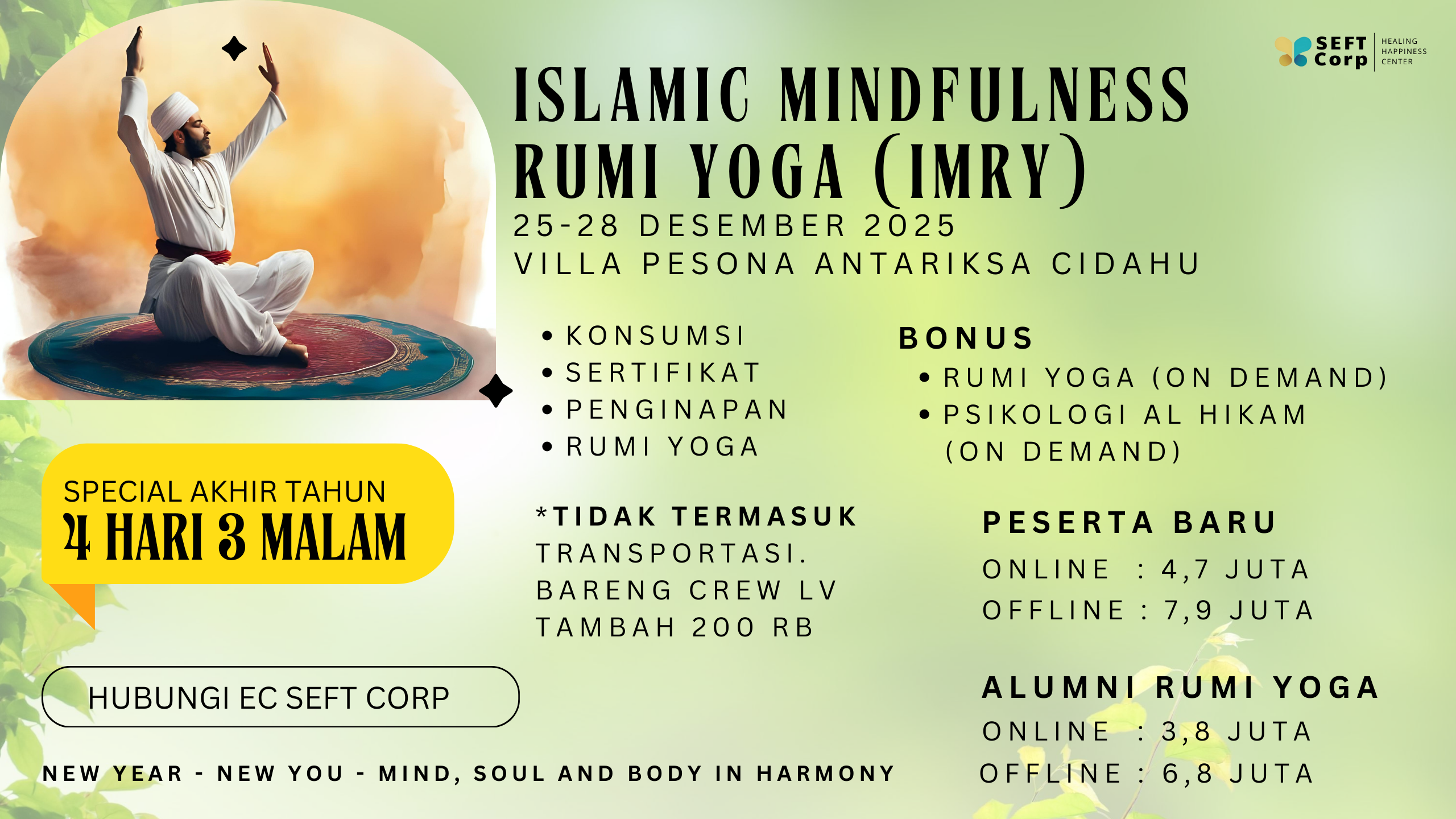 ISLAMIC MINDFULNESS RUMI YOGA ON-Demand